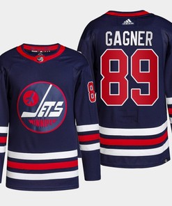 Winnipeg Jets Sam Gagner 89 Navy Alternate Primegreen Jersey 2022-23