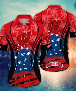 Wisconsin Badgers NCAA Hawaiian Shirt For Fans