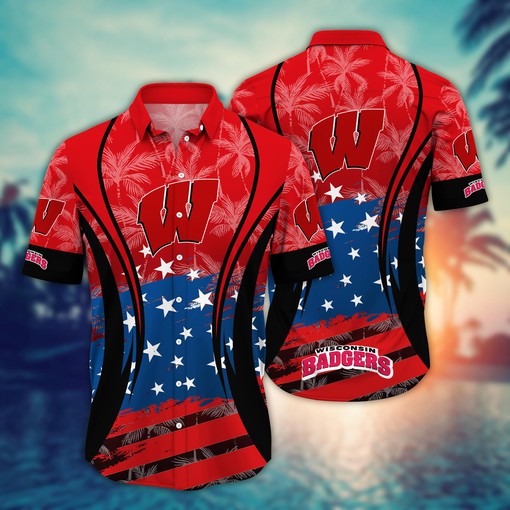 Wisconsin Badgers NCAA Hawaiian Shirt For Fans