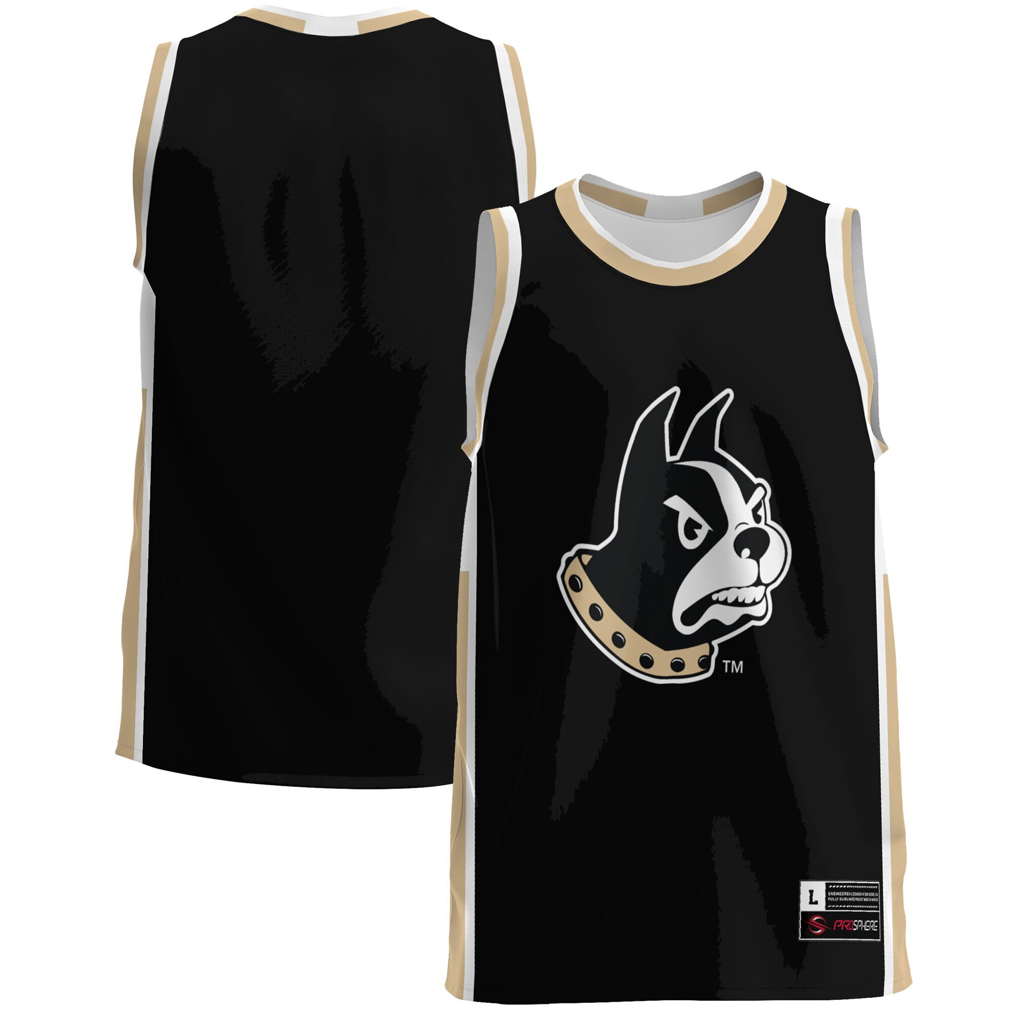 Wofford Terriers Basketball Jersey - Black Ncaa