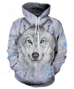 Wolf 3D Hoodie Zip Hoodie