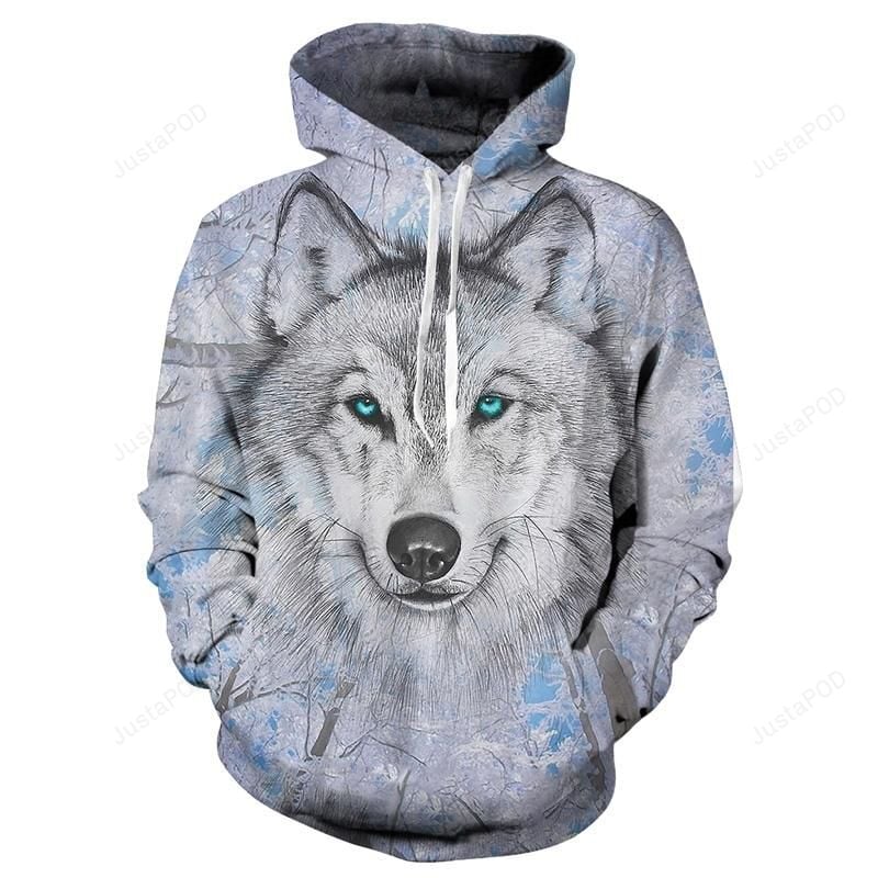 Wolf 3D Hoodie Zip Hoodie