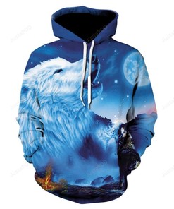 Wolves 3D Hoodie Zip Hoodie