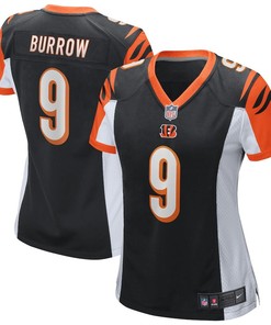 Woman Cincinnati Bengals Joe Burrow Black 2020 Nfl Draft First Round Pick Game Jersey Gifts For Fans