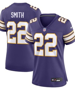 Women Minnesota Vikings #22 Harrison Smith Classic Player Game Jersey - Purple