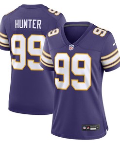 Women Minnesota Vikings #99 Danielle Hunter Classic Player Game Jersey - Purple