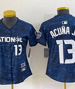 Women National League #13 Ronald Acua Jr Nike 2023 Mlb All Star Game Limited Player Jersey - Royal 2023