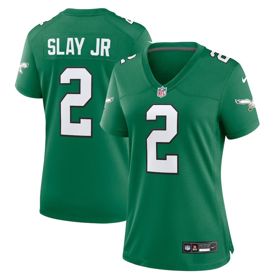 Women Philadelphia Eagles #2 Darius Slay Alternate Player Game Jersey - Kelly Green