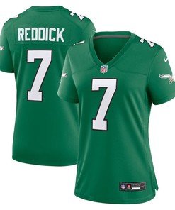 Women Philadelphia Eagles #7 Haason Reddick Alternate Game Jersey - Kelly Green