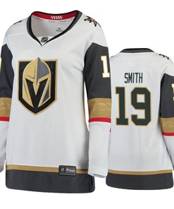 Women Vegas Golden Knights Reilly Smith 19 Breakaway White Jersey Jersey