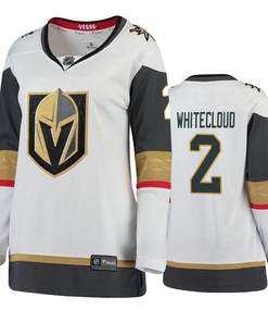 Women Vegas Golden Knights Zach Whitecloud 2 Breakaway White Jersey Jersey