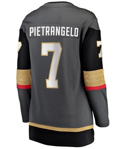 Women's Alex Pietrangelo Gray Vegas Golden Knights Home Premier Breakaway Player Jersey Jersey