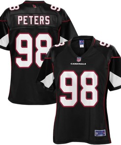 Womens Arizona Cardinals Corey Peters Nfl Pro Line Black Alternate Jersey