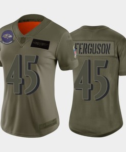 Womens Baltimore Ravens Jaylon Ferguson Camo 2019 Salute To Service Limited Jersey