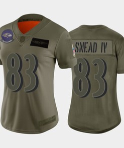 Womens Baltimore Ravens Willie Snead Iv Camo 2019 Salute To Service Limited Jersey