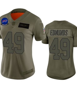 Womens Buffalo Bills Tremaine Edmunds Camo 2019 Salute To Service Limited Jersey