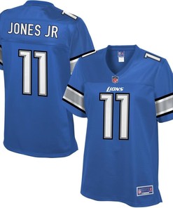 Womens Detroit Lions Marvin Jones Jr Nfl Pro Line Blue Team Color Jersey