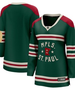 Women's Green Minnesota Wild 2022 Winter Classic Breakaway Jersey Jersey