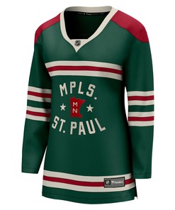 Women's Green Minnesota Wild 2022 Winter Classic Breakaway Jersey Jersey