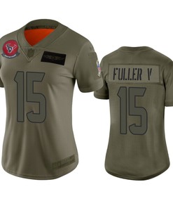 Womens Houston Texans Will Fuller V Camo 2019 Salute To Service Limited Jersey