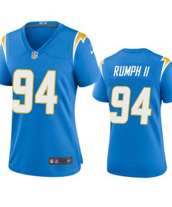 Women's Los Angeles Chargers Chris Rumph II 94 Powder Blue Game Jersey