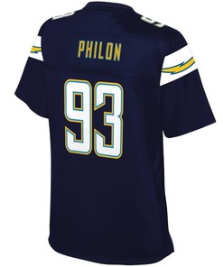 Womens Los Angeles Chargers Darius Philon Nfl Pro Line Team Color Jersey