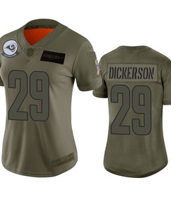 Womens Los Angeles Rams Eric Dickerson Camo 2019 Salute To Service Limited Jersey
