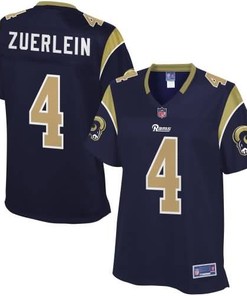 Womens Los Angeles Rams Greg Zuerlein Nfl Pro Line Navy Team Color Jersey