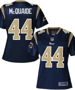 Womens Los Angeles Rams Jake Mcquaide Nfl Pro Line Navy Team Color Jersey