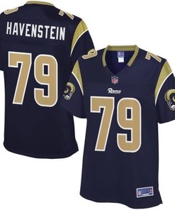 Womens Los Angeles Rams Rob Havenstein Nfl Pro Line Navy Team Color Jersey