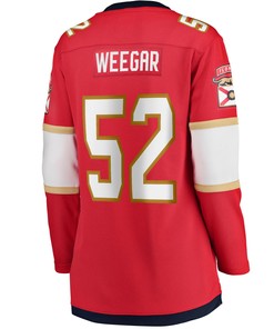 Women's MacKenzie Weegar Red Florida Panthers Home Breakaway Player Jersey Jersey