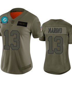 Womens Miami Dolphins Dan Marino Camo 2019 Salute To Service Limited Jersey