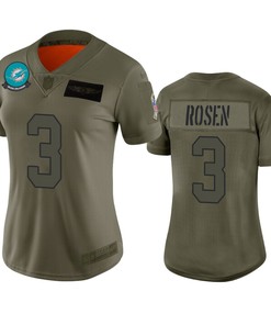 Womens Miami Dolphins Josh Rosen Camo 2019 Salute To Service Limited Jersey