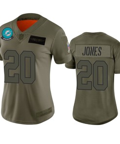 Womens Miami Dolphins Reshad Jones Camo 2019 Salute To Service Limited Jersey