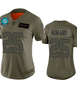 Womens Miami Dolphins Xavien Howard Camo 2019 Salute To Service Limited Jersey