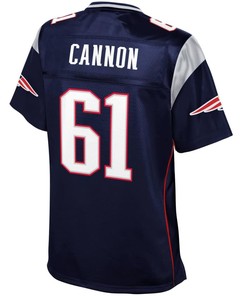 Womens New England Patriots Marcus Cannon Nfl Pro Line Navy Team Color Jersey