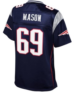 Womens New England Patriots Shaq Mason Nfl Pro Line Navy Team Color Jersey