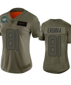 Womens New York Jets Quincy Enunwa Camo 2019 Salute To Service Limited Jersey