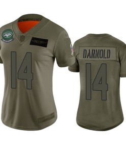 Womens New York Jets Sam Darnold Camo 2019 Salute To Service Limited Jersey