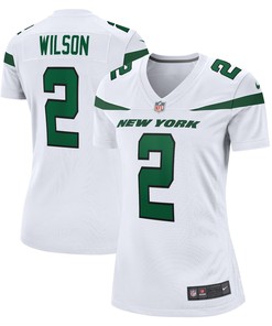 Womens New York Jets Zach Wilson White 2021 Nfl Draft First Round Pick Game Jersey Gift For New York Jets Fans