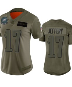Womens Philadelphia Eagles Alshon Jeffery Camo 2019 Salute To Service Limited Jersey