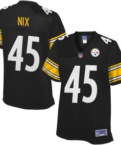 Womens Pittsburgh Steelers Roosevelt Nix Nfl Pro Line Team Color Jersey