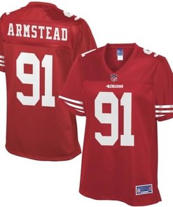 Womens San Francisco 49ers Arik Armstead Nfl Pro Line Team Color Jersey