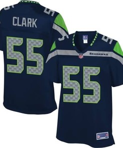 Womens Seattle Seahawks Frank Clark Nfl Pro Line Team Color Jersey