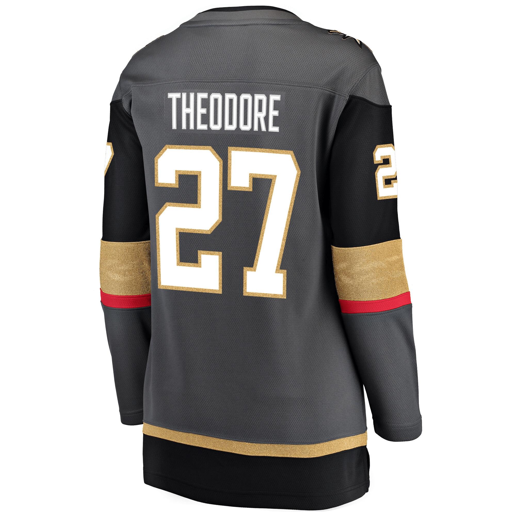 Women's Shea Theodore Black Vegas Golden Knights Breakaway Player Jersey Jersey