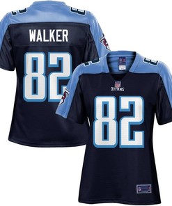 Womens Tennessee Titans Delanie Walker Nfl Pro Line Navy Team Color Jersey