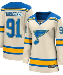 Women's Vladimir Tarasenko Cream St. Louis Blues 2022 Winter Classic Breakaway Player Jersey Jersey