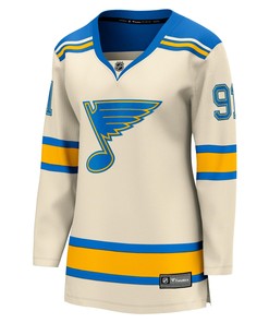 Women's Vladimir Tarasenko Cream St. Louis Blues 2022 Winter Classic Breakaway Player Jersey Jersey