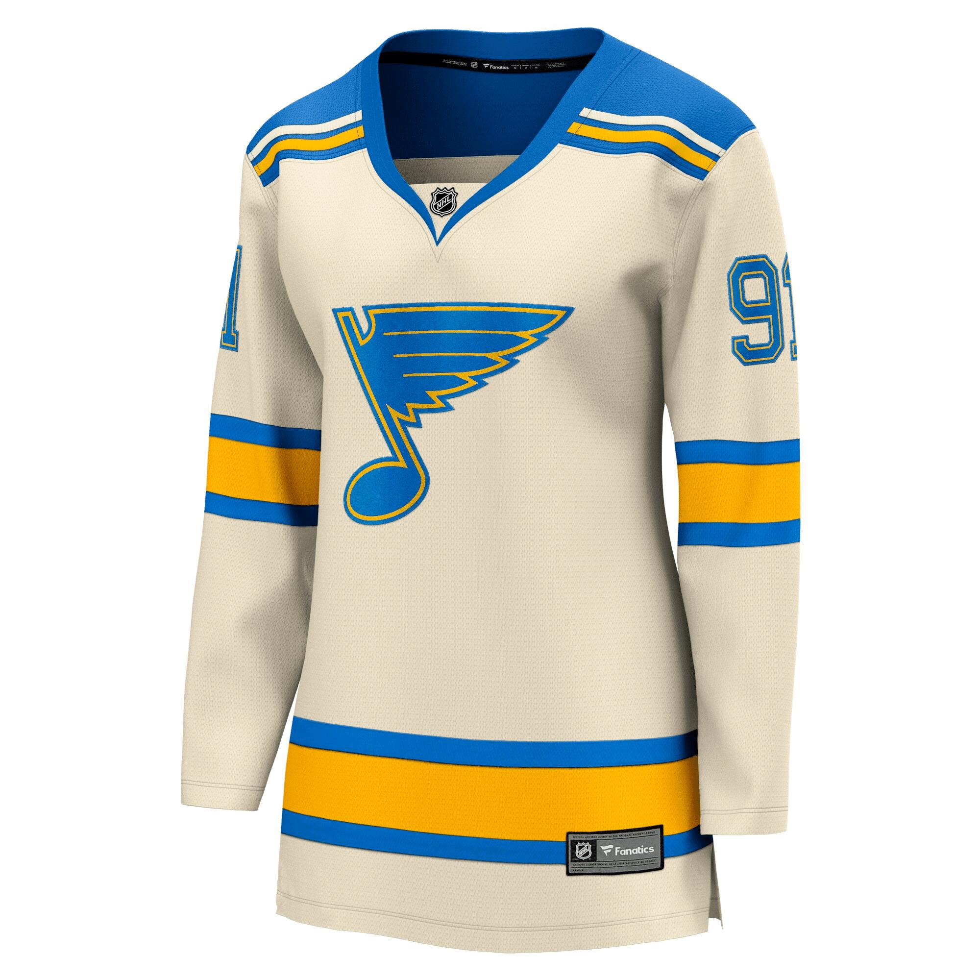 Women's Vladimir Tarasenko Cream St. Louis Blues 2022 Winter Classic Breakaway Player Jersey Jersey