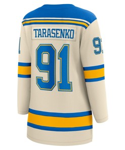 Women's Vladimir Tarasenko Cream St. Louis Blues 2022 Winter Classic Breakaway Player Jersey Jersey